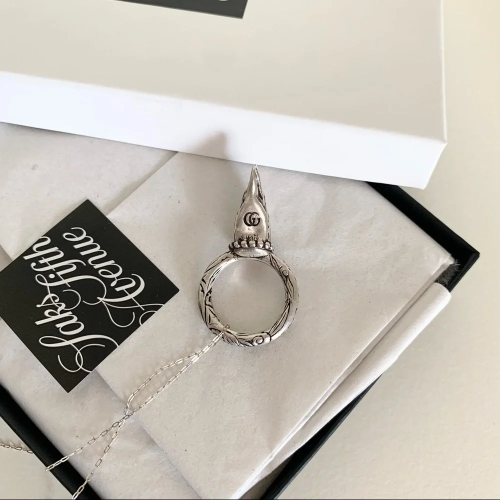 NWOT Gucci sterling silver eagle ring - Picture 14 of 16
